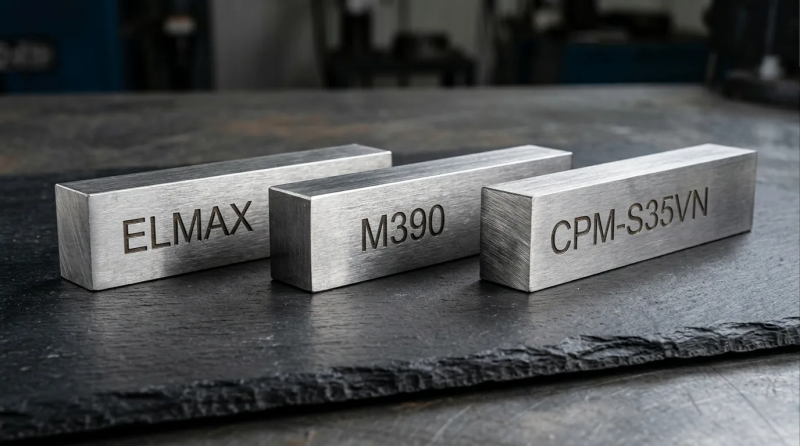 Elmax, M390 и CPM‑S35VN: сравниваем премиальные стали для ножей